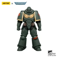 Action Figure - JOYTOY Dark Angels Intercessor without Bolt Rifle, Bolt Pistol and Chainsword 1 18 - Warhammer 40K in white background