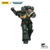 Action Figure - JOYTOY Dark Angels Intercessor without Bolt Rifle, Bolt Pistol and Chainsword 1 18 - Warhammer 40K in white background 5