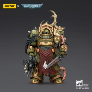 Action Figure - JOYTOY Death Guard Blightlord Terminator with Combi-bolter and Bubotic Blade 1 18 - Warhammer 40K