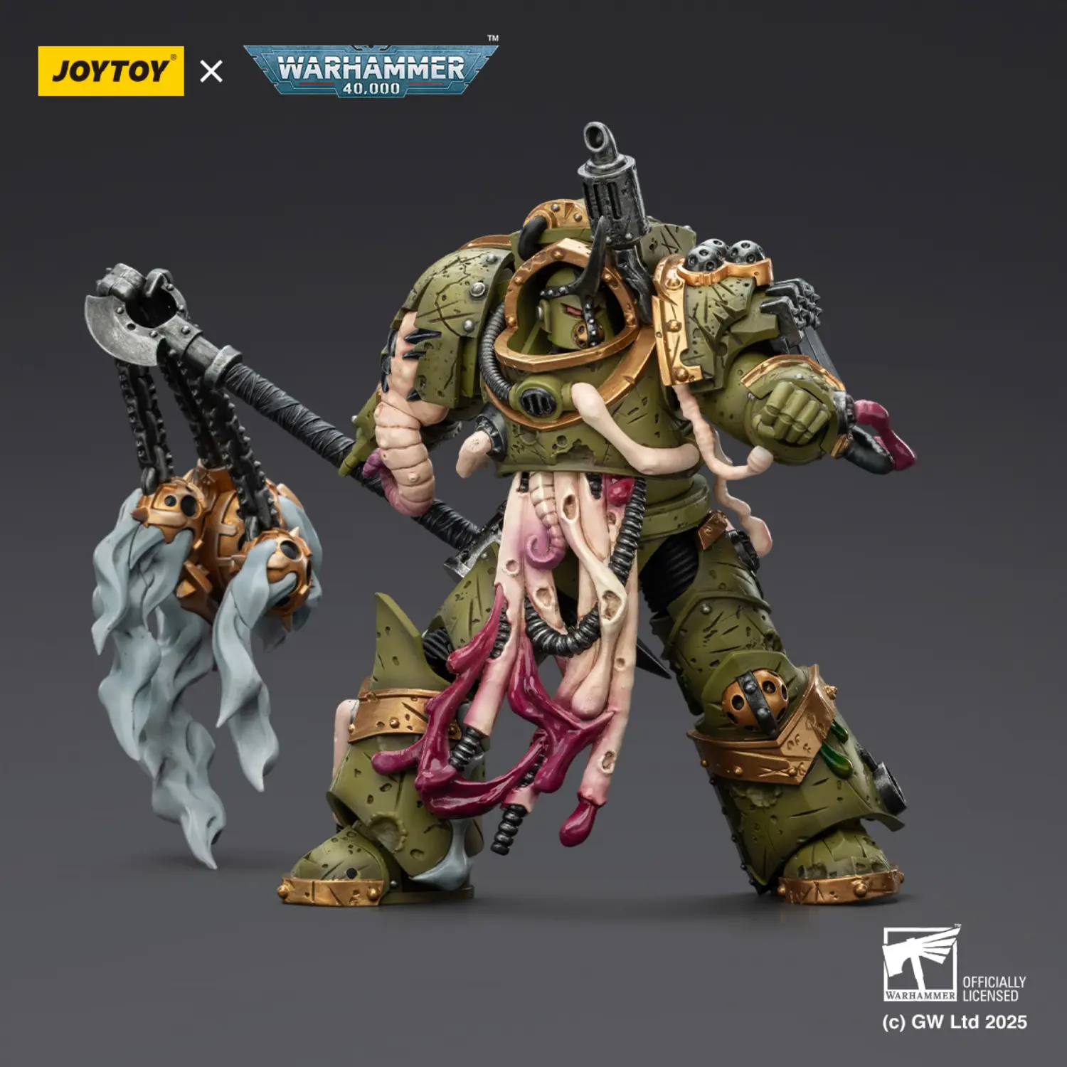 Action Figure - JOYTOY Death Guard Blightlord Terminator with Flail of Corruption 1 18 - Warhammer 40K 3 Action Figure - JOYTOY Death Guard Blightlord Terminator with Flail of Corruption 1 18 - Warhammer 40K 3