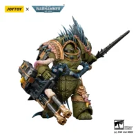 Action Figure - JOYTOY Death Guard Blightlord Terminator with Reaper Autocannon and Bubotic Blades 1 18 - Warhammer 40K in white background 3 Action Figure - JOYTOY Death Guard Blightlord Terminator with Reaper Autocannon and Bubotic Blades 1 18 - Warhammer 40K in white background 3