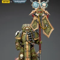 Action Figure - JOYTOY Death Guard Plague Marine Icon bearer with Boltgun and Plague knife 1 18 - Warhammer 40K rectangle image