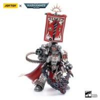 Action Figure - JOYTOY Grey Knights Castellan Crowe 1 18 - Warhammer 40K in white background 4