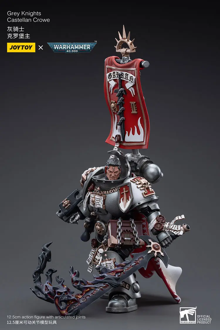 Action Figure - JOYTOY Grey Knights Castellan Crowe 1 18 - Warhammer 40K rectangle image 3