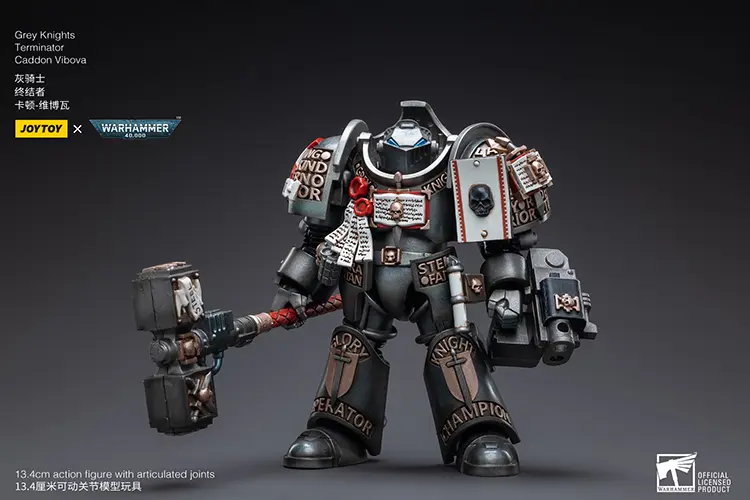 Action Figure - JOYTOY Grey Knights Terminator Caddon Vibova 1 18 - Warhammer 40K rectangle image 1 Action Figure - JOYTOY Grey Knights Terminator Caddon Vibova 1 18 - Warhammer 40K rectangle image 1