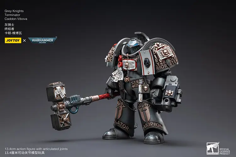 Action Figure - JOYTOY Grey Knights Terminator Caddon Vibova 1 18 - Warhammer 40K rectangle image 5 Action Figure - JOYTOY Grey Knights Terminator Caddon Vibova 1 18 - Warhammer 40K rectangle image 5