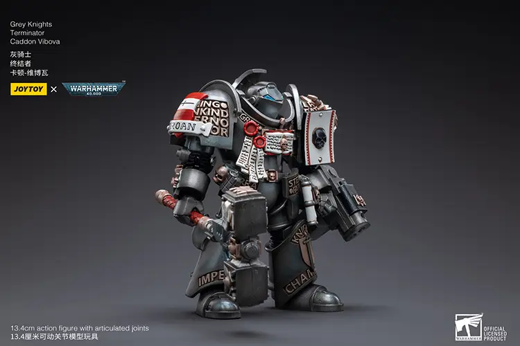 Action Figure - JOYTOY Grey Knights Terminator Caddon Vibova 1 18 - Warhammer 40K rectangle image 6 Action Figure - JOYTOY Grey Knights Terminator Caddon Vibova 1 18 - Warhammer 40K rectangle image 6