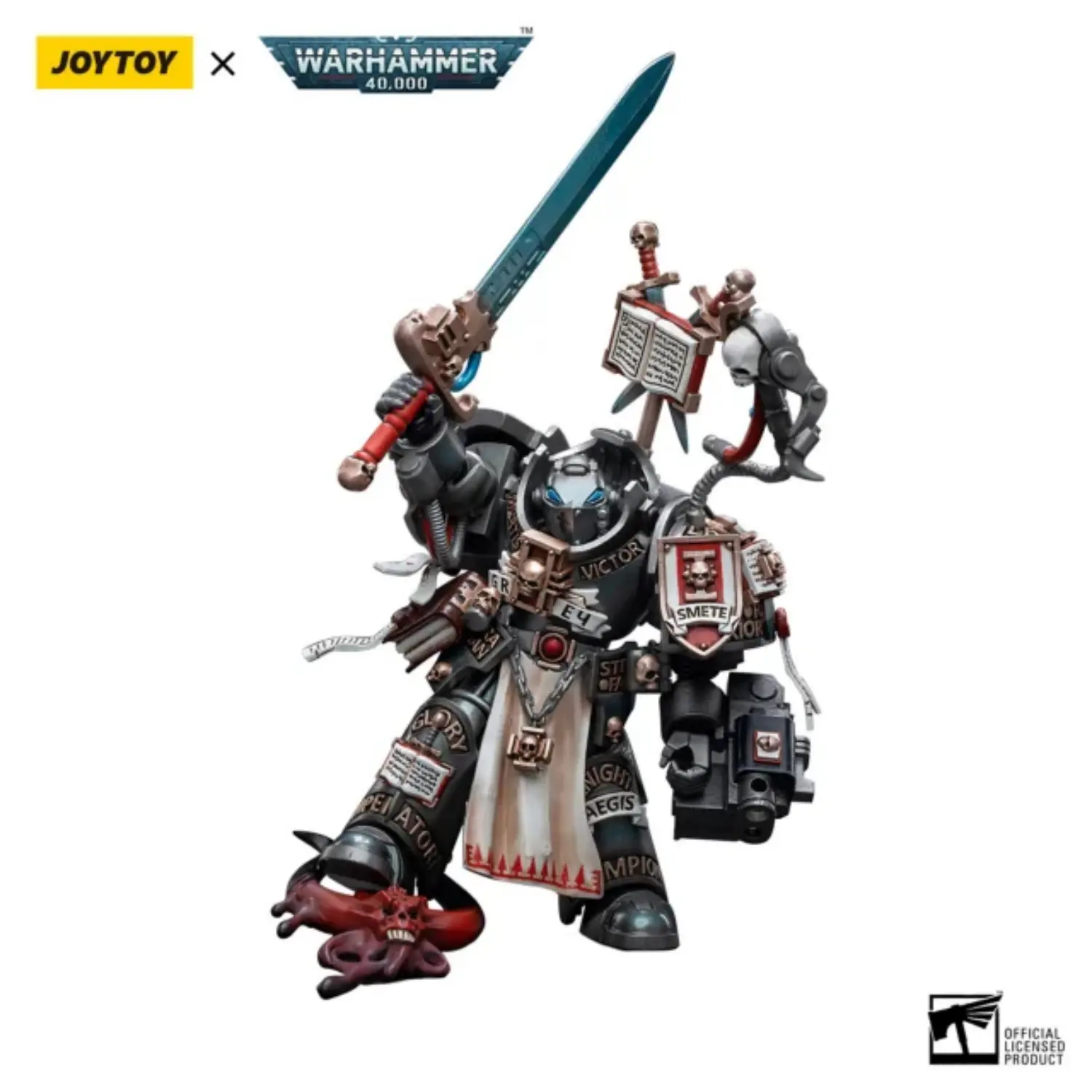 Action Figure - JOYTOY Grey Knights Terminator Incanus Neodan 1 18 - Warhammer 40K in white background 2 Action Figure - JOYTOY Grey Knights Terminator Incanus Neodan 1 18 - Warhammer 40K in white background 2