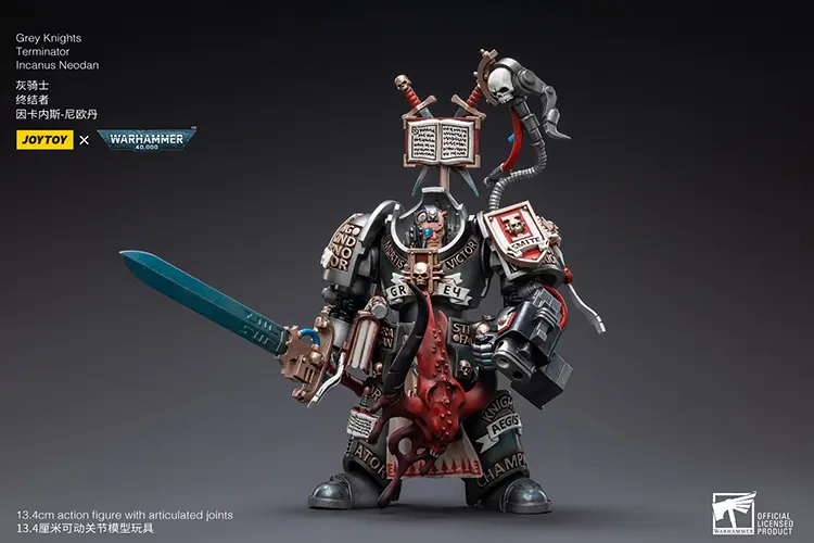 Action Figure - JOYTOY Grey Knights Terminator Incanus Neodan 1 18 - Warhammer 40K rectangle image 1 Action Figure - JOYTOY Grey Knights Terminator Incanus Neodan 1 18 - Warhammer 40K rectangle image 1
