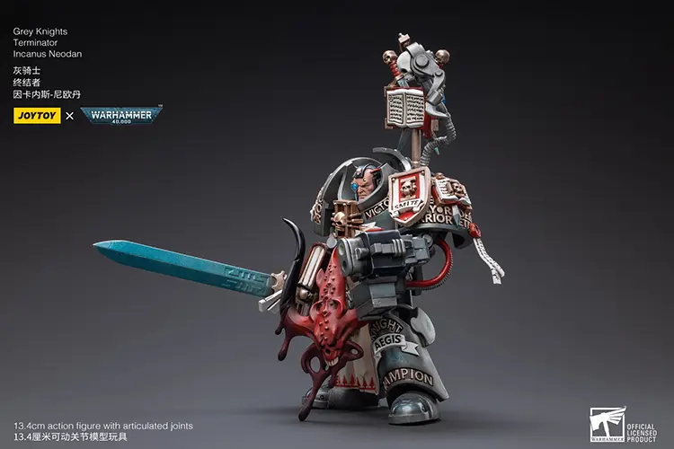 Action Figure - JOYTOY Grey Knights Terminator Incanus Neodan 1 18 - Warhammer 40K rectangle image 3 Action Figure - JOYTOY Grey Knights Terminator Incanus Neodan 1 18 - Warhammer 40K rectangle image 3