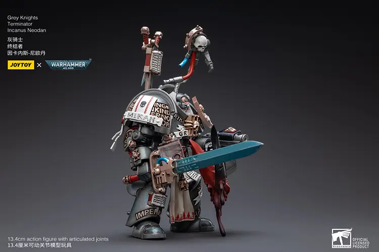 Action Figure - JOYTOY Grey Knights Terminator Incanus Neodan 1 18 - Warhammer 40K rectangle image 4 Action Figure - JOYTOY Grey Knights Terminator Incanus Neodan 1 18 - Warhammer 40K rectangle image 4