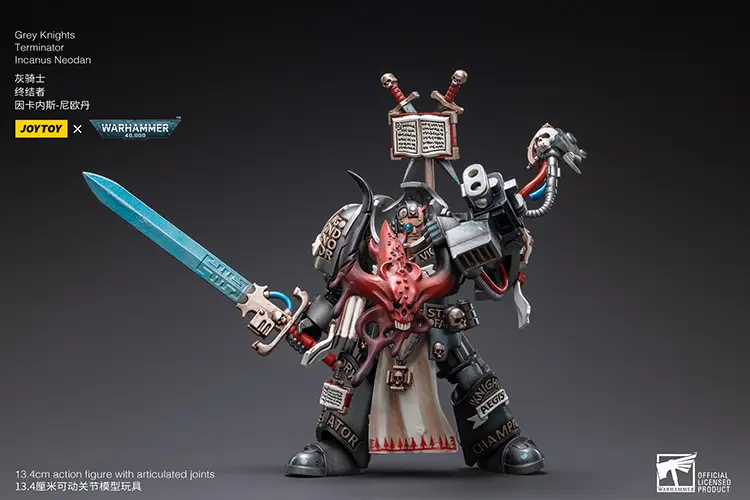 Action Figure - JOYTOY Grey Knights Terminator Incanus Neodan 1 18 - Warhammer 40K rectangle image 5 Action Figure - JOYTOY Grey Knights Terminator Incanus Neodan 1 18 - Warhammer 40K rectangle image 5