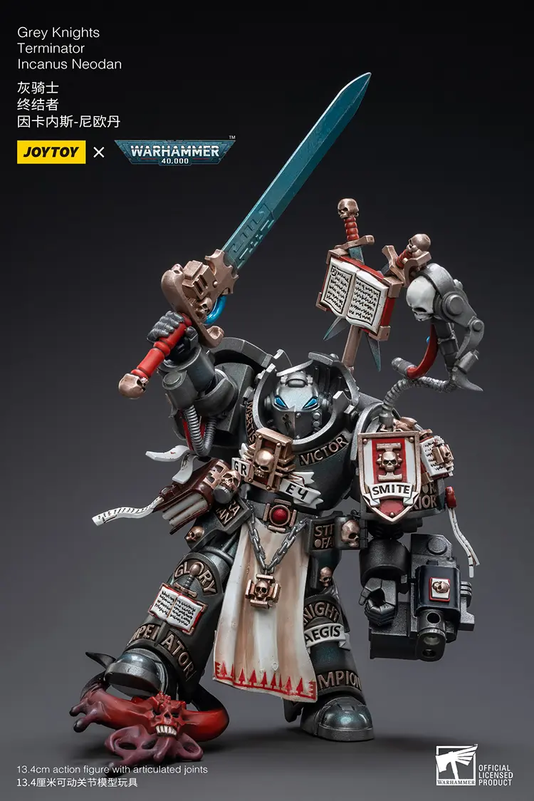 Action Figure - JOYTOY Grey Knights Terminator Incanus Neodan 1 18 - Warhammer 40K rectangle image 7 Action Figure - JOYTOY Grey Knights Terminator Incanus Neodan 1 18 - Warhammer 40K rectangle image 7