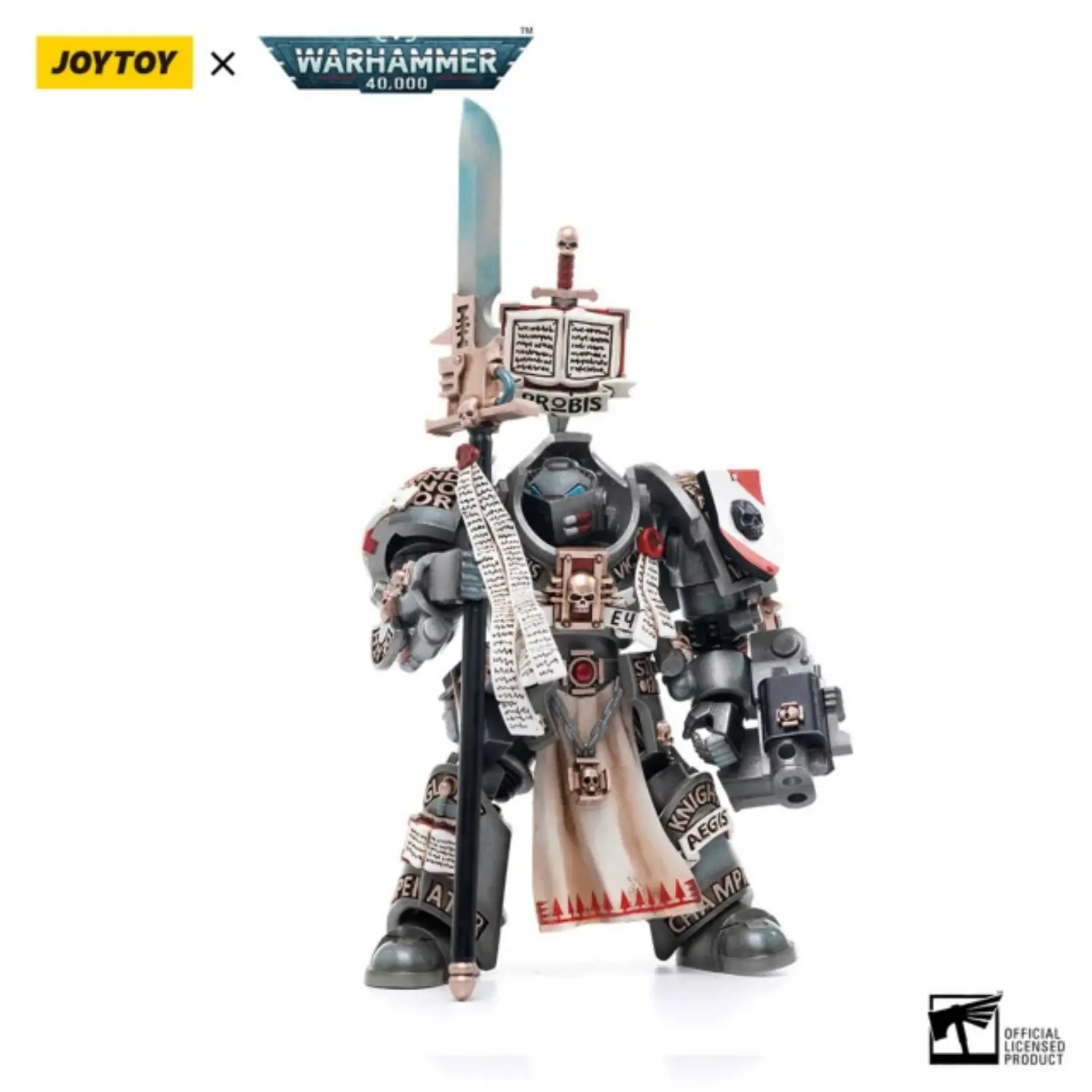 Action Figure - JOYTOY Grey Knights Terminator Jaric Thule 1 18 - Warhammer 40K in white background 3 Action Figure - JOYTOY Grey Knights Terminator Jaric Thule 1 18 - Warhammer 40K in white background 3
