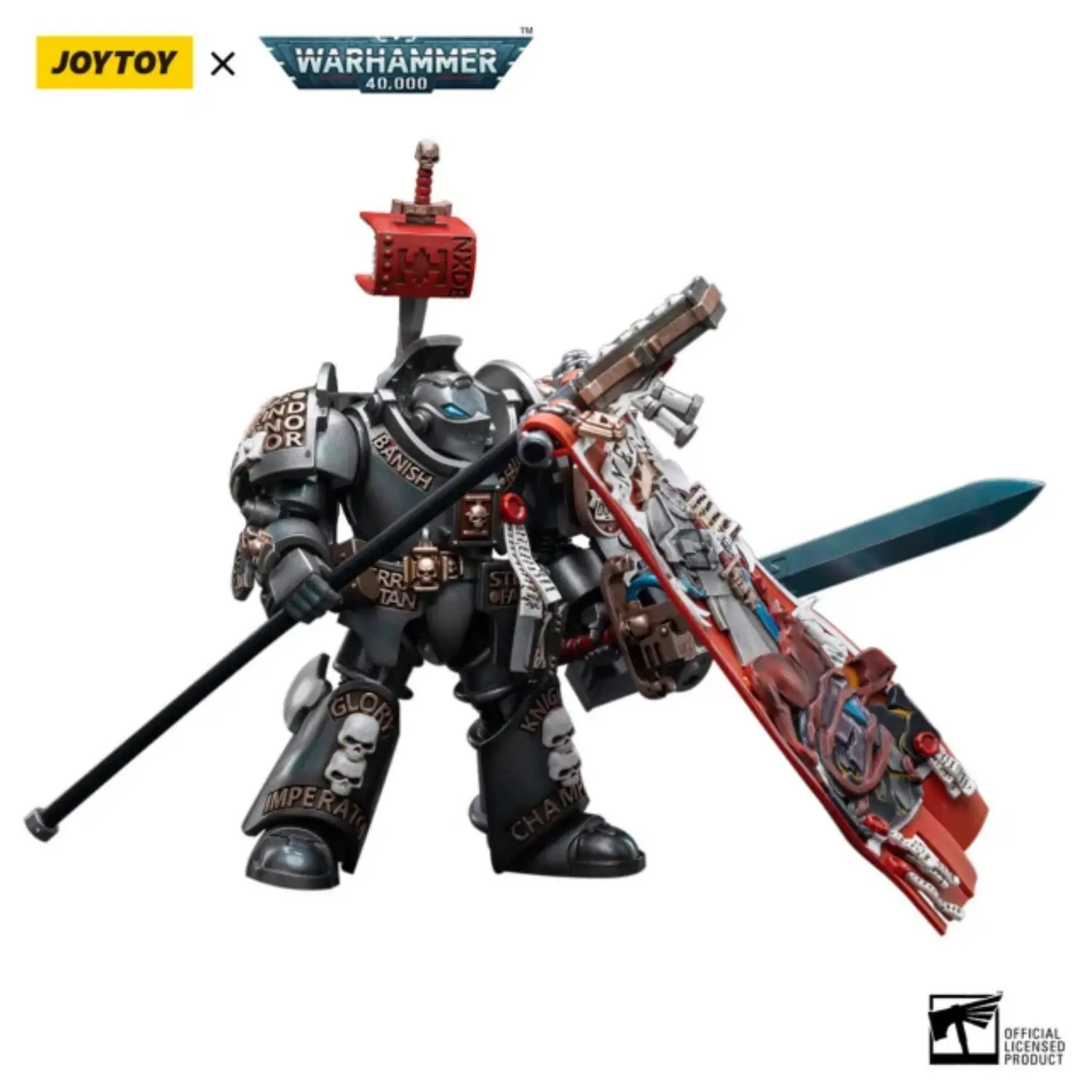 Action Figure - JOYTOY Grey Knights Terminator Retius Akantar 1 18 - Warhammer 40K in white background 2 Action Figure - JOYTOY Grey Knights Terminator Retius Akantar 1 18 - Warhammer 40K in white background 2
