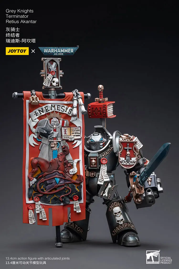 Action Figure - JOYTOY Grey Knights Terminator Retius Akantar 1 18 - Warhammer 40K rectangle image 1 Action Figure - JOYTOY Grey Knights Terminator Retius Akantar 1 18 - Warhammer 40K rectangle image 1