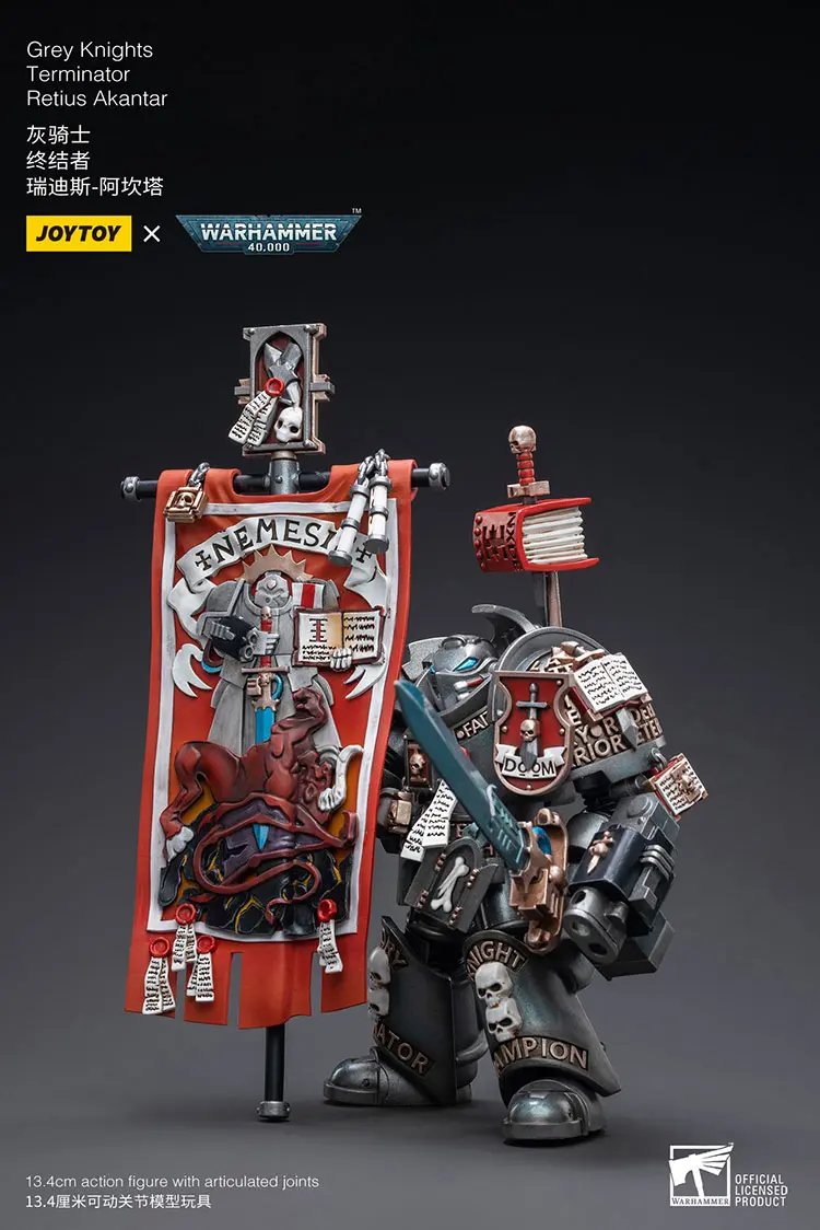 Action Figure - JOYTOY Grey Knights Terminator Retius Akantar 1 18 - Warhammer 40K rectangle image 4 Action Figure - JOYTOY Grey Knights Terminator Retius Akantar 1 18 - Warhammer 40K rectangle image 4