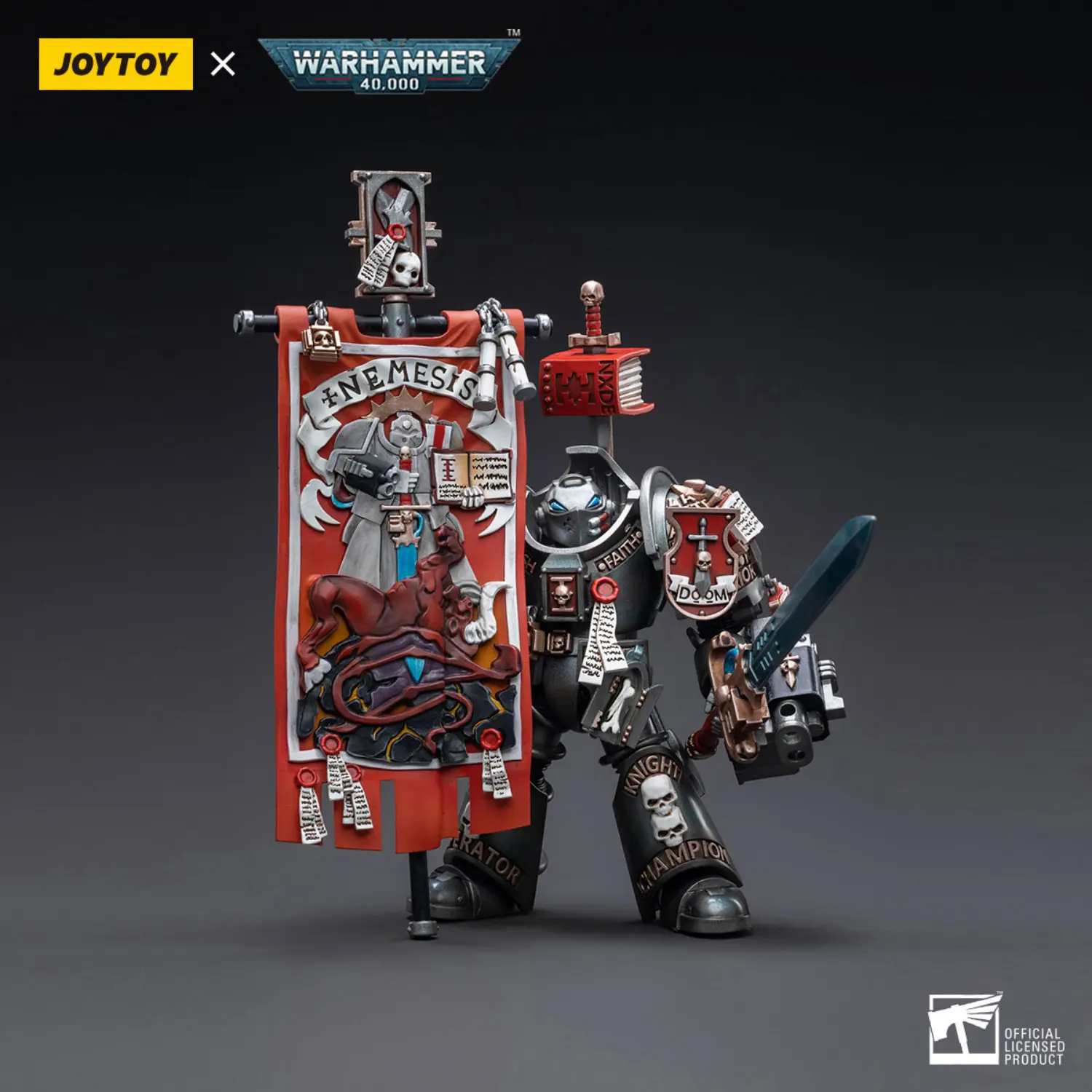 Action Figure - JOYTOY Grey Knights Terminator Retius Akantar 1 18 - Warhammer 40K Action Figure - JOYTOY Grey Knights Terminator Retius Akantar 1 18 - Warhammer 40K