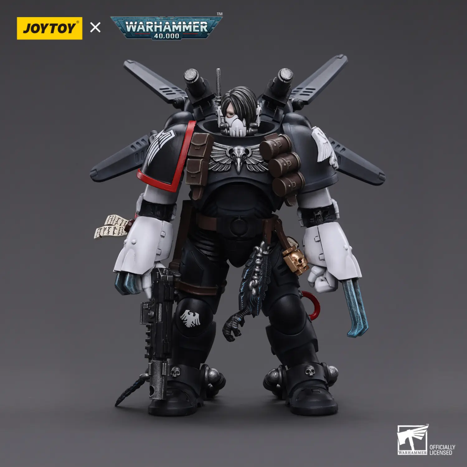 Action Figure - JOYTOY Raven Guard Chapter Master Kayvaan Shrike 1 18 - Warhammer 40K 1