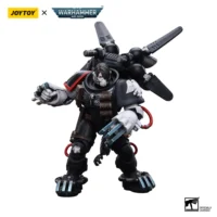 Action Figure - JOYTOY Raven Guard Chapter Master Kayvaan Shrike 1 18 - Warhammer 40K in white background 4
