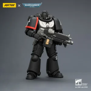 Action Figure - JOYTOY Raven Guard Intercessor with Bolt Rifle, Bolt Pistol, and Chainsword 1 18 - Warhammer 40K