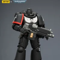 Action Figure - JOYTOY Raven Guard Intercessor with Bolt Rifle, Bolt Pistol, and Chainsword 1 18 - Warhammer 40K rectangle image 3