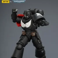 Action Figure - JOYTOY Raven Guard Intercessor with Bolt Rifle, Bolt Pistol, and Chainsword 1 18 - Warhammer 40K rectangle image 9