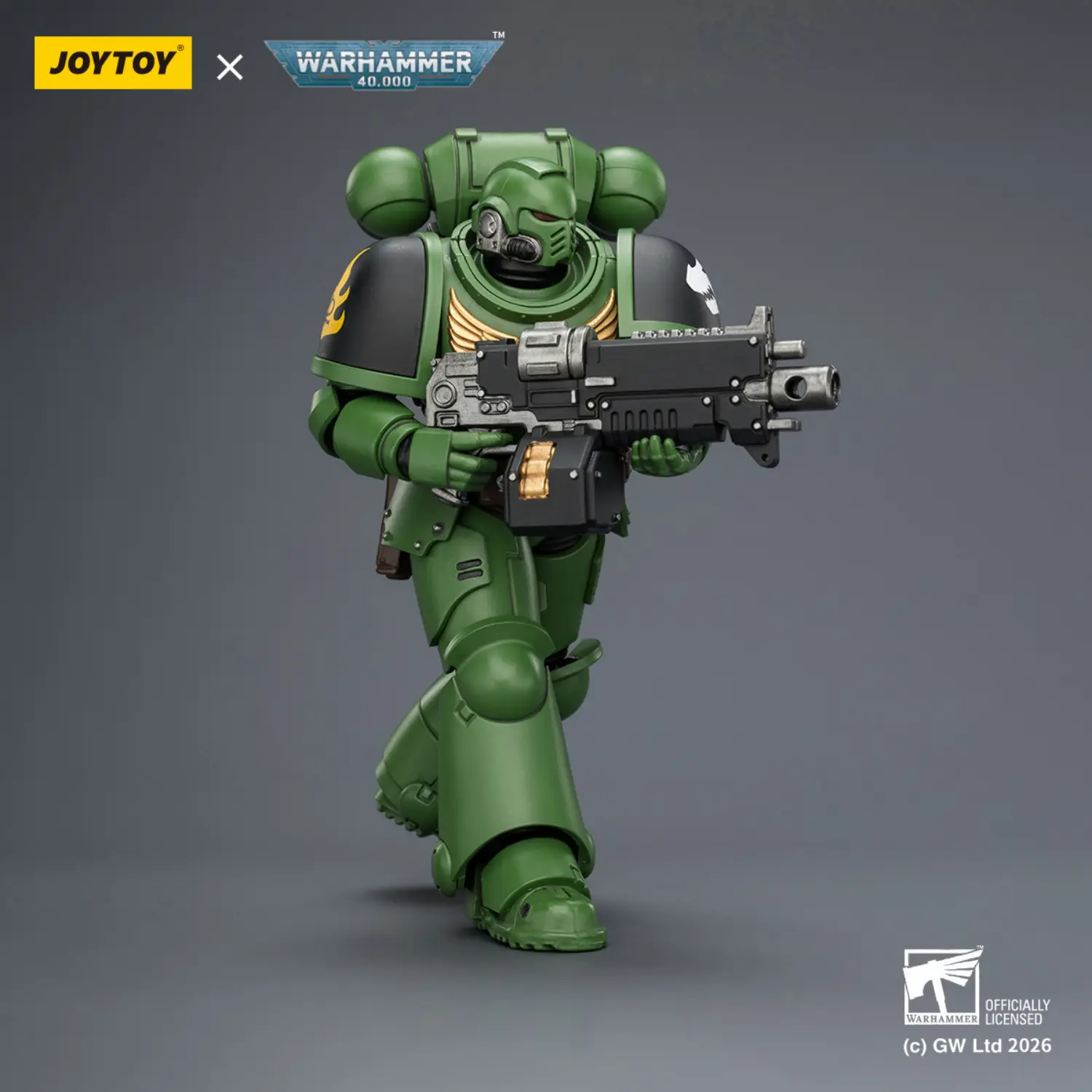 Action Figure - JOYTOY Salamanders Intercessor with Bolt Rifle, Bolt Pistol and Chainsword 1 18 - Warhammer 40K 4 Action Figure - JOYTOY Salamanders Intercessor with Bolt Rifle, Bolt Pistol and Chainsword 1 18 - Warhammer 40K 4