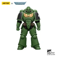 Action Figure - JOYTOY Salamanders Intercessor without Bolt Rifle, Bolt Pistol and Chainsword 1 18 - Warhammer 40K in white background Action Figure - JOYTOY Salamanders Intercessor without Bolt Rifle, Bolt Pistol and Chainsword 1 18 - Warhammer 40K in white background
