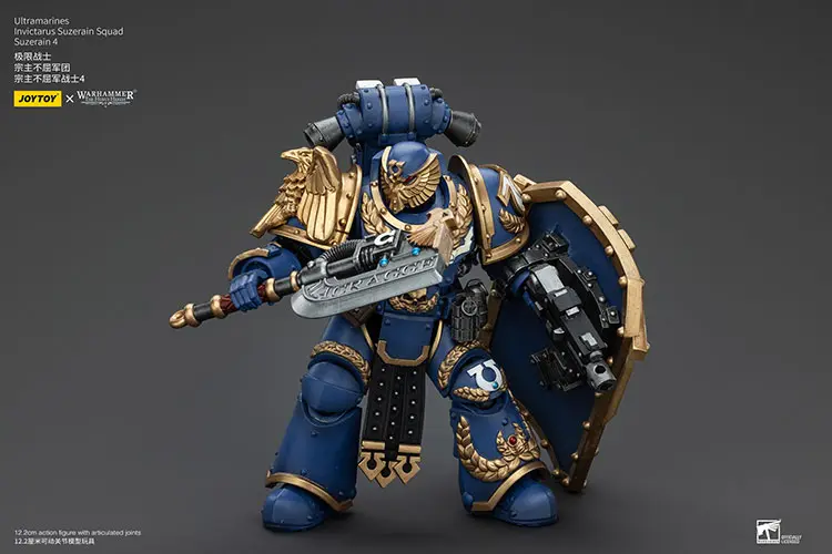 Action Figure - JOYTOY Scale Ultramarines Invictarus Suzerain Squad (Suzerain 4) 1 18 - Warhammer The Horus Heresy rectangle image 3