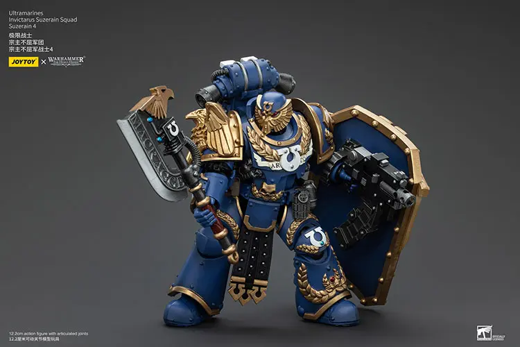 Action Figure - JOYTOY Scale Ultramarines Invictarus Suzerain Squad (Suzerain 4) 1 18 - Warhammer The Horus Heresy rectangle image 5