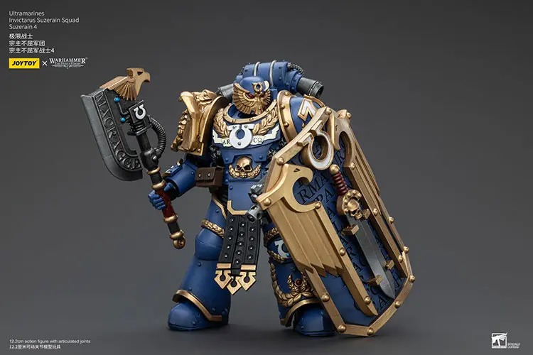 Action Figure - JOYTOY Scale Ultramarines Invictarus Suzerain Squad (Suzerain 4) 1 18 - Warhammer The Horus Heresy rectangle image