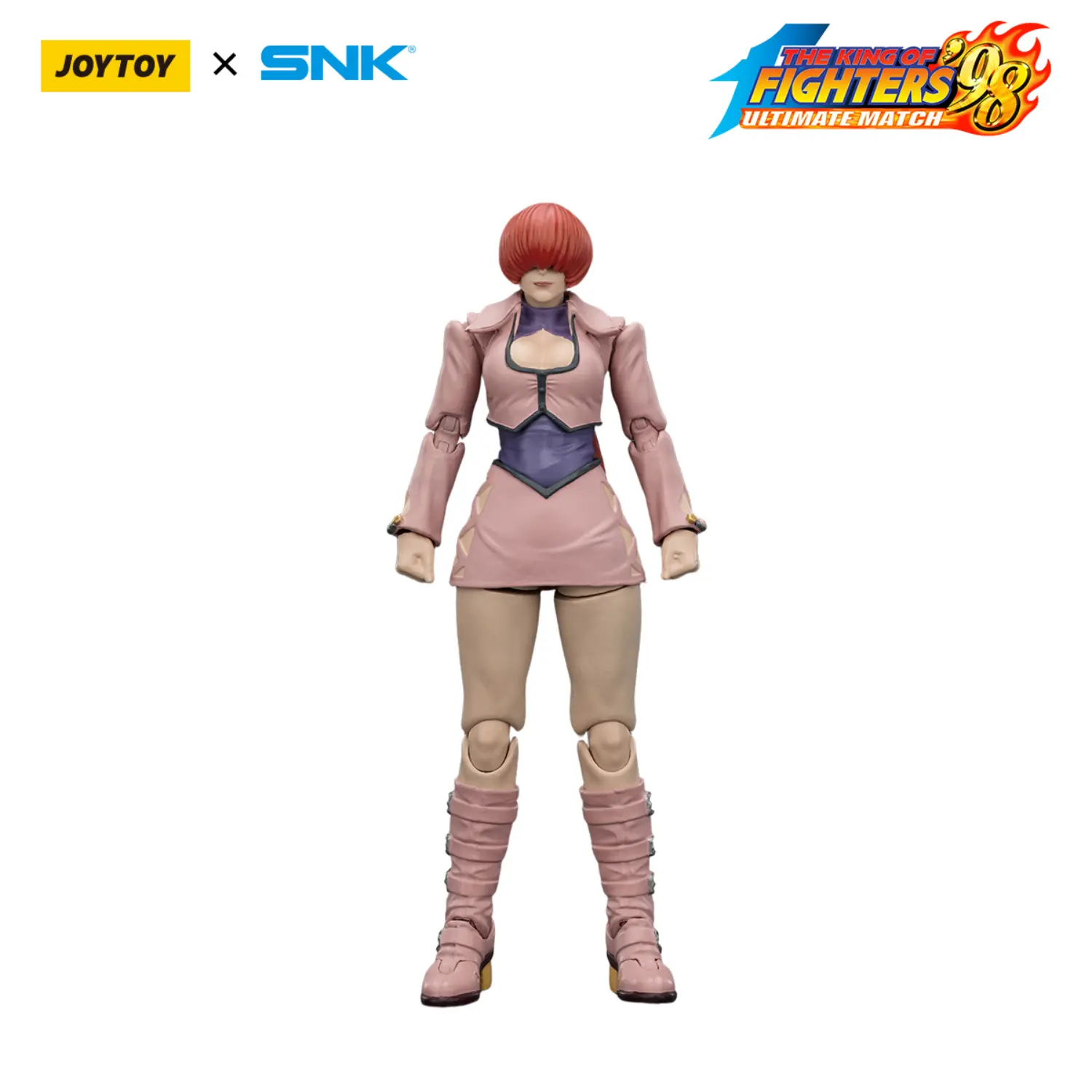Action Figure - JOYTOY Shermie KOF _98 UM Orochi Team SNK 1 18 - The King of Fighters in white background 1 Action Figure - JOYTOY Shermie KOF _98 UM Orochi Team SNK 1 18 - The King of Fighters in white background 1