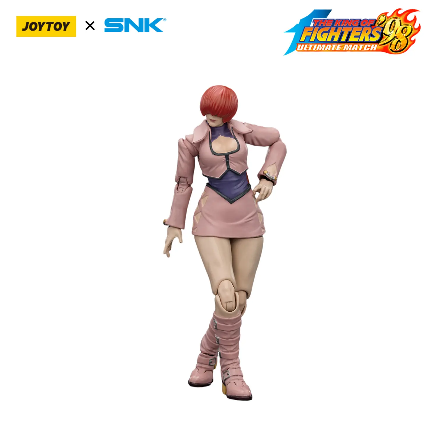 Action Figure - JOYTOY Shermie KOF _98 UM Orochi Team SNK 1 18 - The King of Fighters in white background 3 Action Figure - JOYTOY Shermie KOF _98 UM Orochi Team SNK 1 18 - The King of Fighters in white background 3