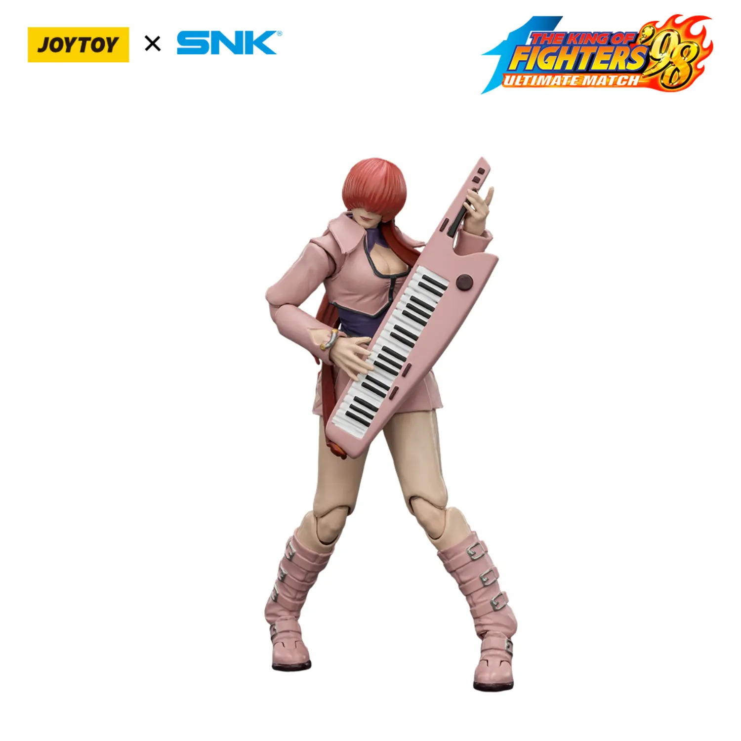 Action Figure - JOYTOY Shermie KOF _98 UM Orochi Team SNK 1 18 - The King of Fighters in white background 4 Action Figure - JOYTOY Shermie KOF _98 UM Orochi Team SNK 1 18 - The King of Fighters in white background 4