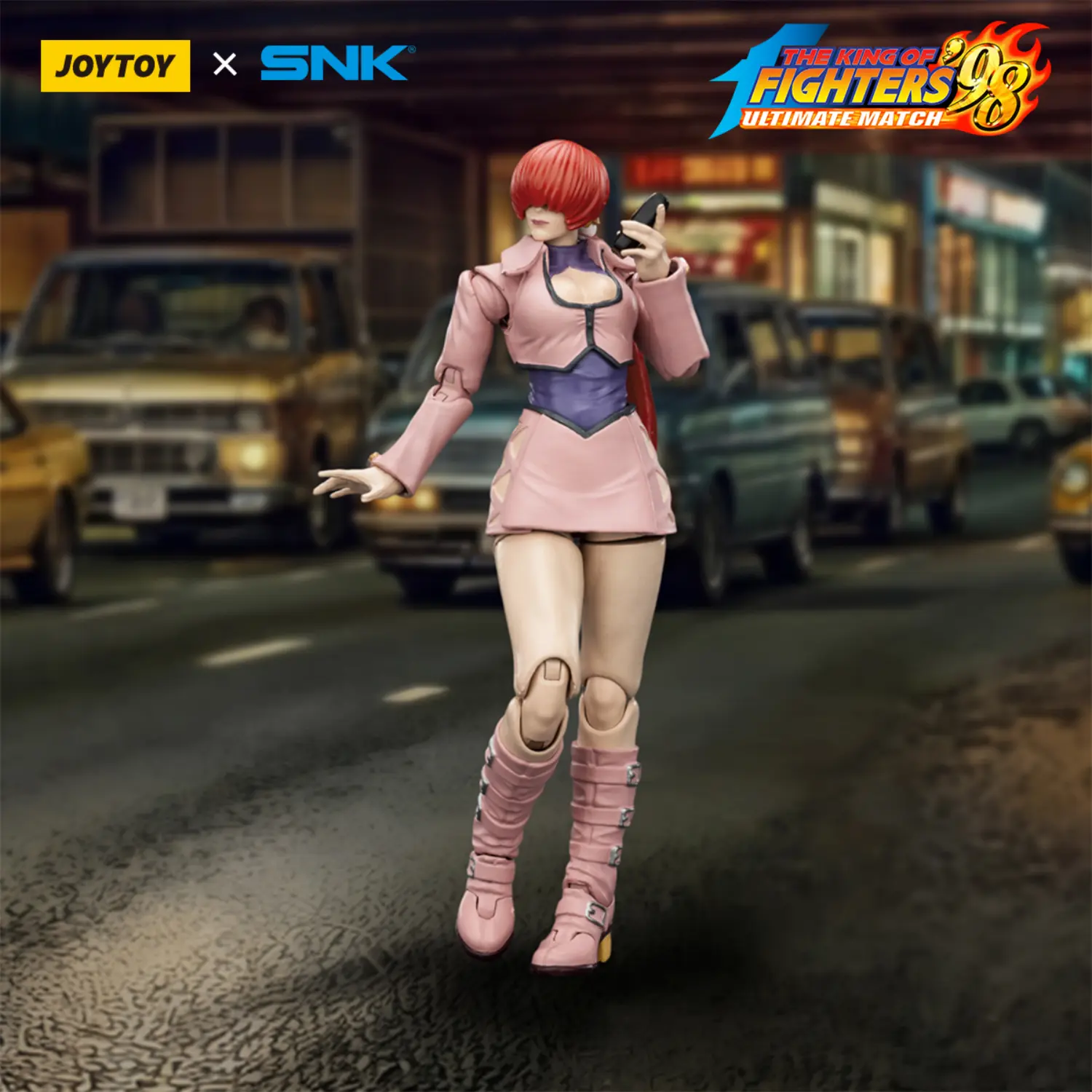 Action Figure - JOYTOY Shermie KOF _98 UM Orochi Team SNK 1 18 - The King of Fighters on the street Action Figure - JOYTOY Shermie KOF _98 UM Orochi Team SNK 1 18 - The King of Fighters on the street