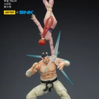 Action Figure - JOYTOY Shermie KOF _98 UM Orochi Team SNK 1 18 - The King of Fighters rectangle image fighting with a man Action Figure - JOYTOY Shermie KOF _98 UM Orochi Team SNK 1 18 - The King of Fighters rectangle image fighting with a man