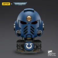 Action Figure Joytoy Ultramarines Captain Mkx Helmet & Display Stand 1 1 Life Size Replica Warhammer 40k 1