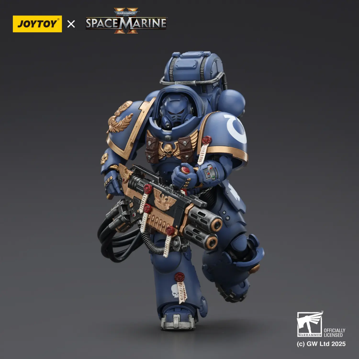 Action Figure - JOYTOY Ultramarines Heavy Artificer Armor with Relic Multi-Melta 1 18 - Warhammer 40K 3