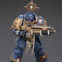 Action Figure - JOYTOY Ultramarines Heavy Relic Primus Armor with Heavy Relic Bolt Rifle 1 18 - Warhammer 40K rectangle image 7