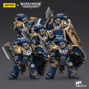 Action Figure - JOYTOY Ultramarines Invictarus Suzerain Squad 1 18 - Warhammer The Horus Heresy