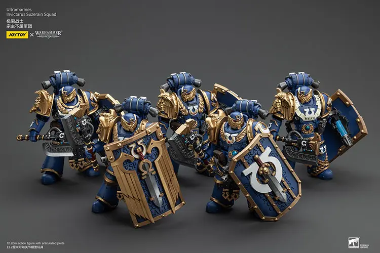 Action Figure - JOYTOY Ultramarines Invictarus Suzerain Squad 1 18 - Warhammer The Horus Heresy rectangle image