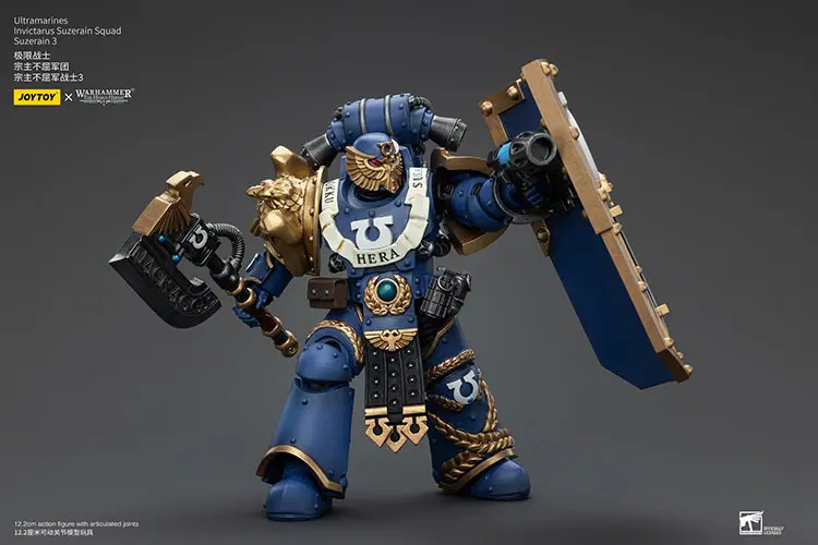 Action Figure - JOYTOY Ultramarines Invictarus Suzerain Squad (Defender of Hera Suzerain 3) 1 18 - Warhammer The Horus Heresy rectangle image 2 Action Figure - JOYTOY Ultramarines Invictarus Suzerain Squad (Defender of Hera Suzerain 3) 1 18 - Warhammer The Horus Heresy rectangle image 2