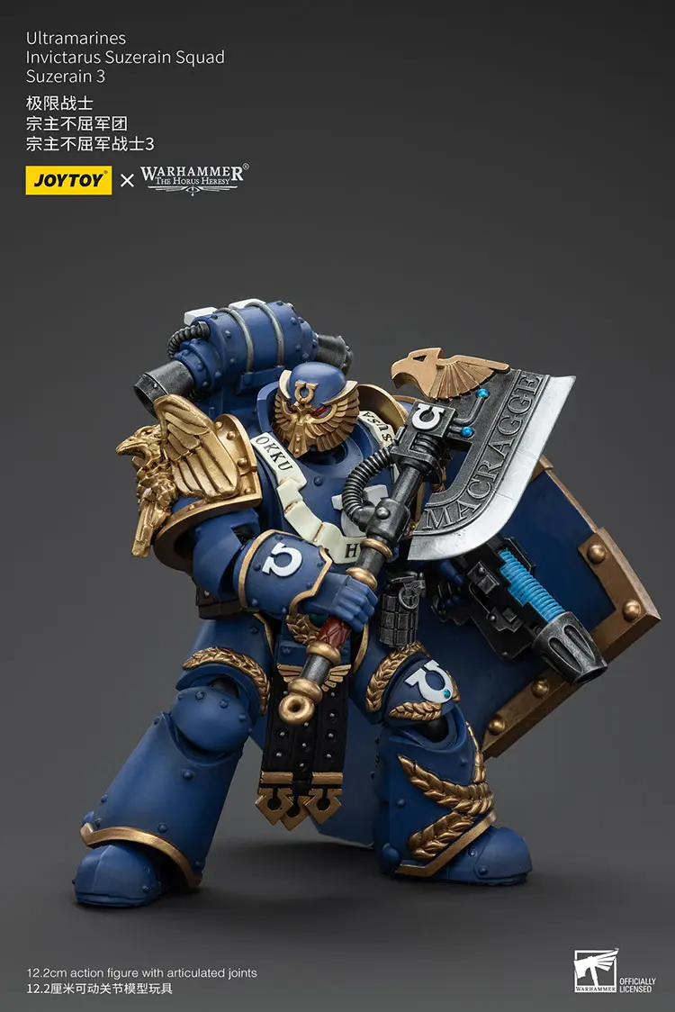 Action Figure - JOYTOY Ultramarines Invictarus Suzerain Squad (Defender of Hera Suzerain 3) 1 18 - Warhammer The Horus Heresy rectangle image 3 Action Figure - JOYTOY Ultramarines Invictarus Suzerain Squad (Defender of Hera Suzerain 3) 1 18 - Warhammer The Horus Heresy rectangle image 3