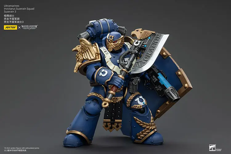 Action Figure - JOYTOY Ultramarines Invictarus Suzerain Squad (Defender of Hera Suzerain 3) 1 18 - Warhammer The Horus Heresy rectangle image 4 Action Figure - JOYTOY Ultramarines Invictarus Suzerain Squad (Defender of Hera Suzerain 3) 1 18 - Warhammer The Horus Heresy rectangle image 4