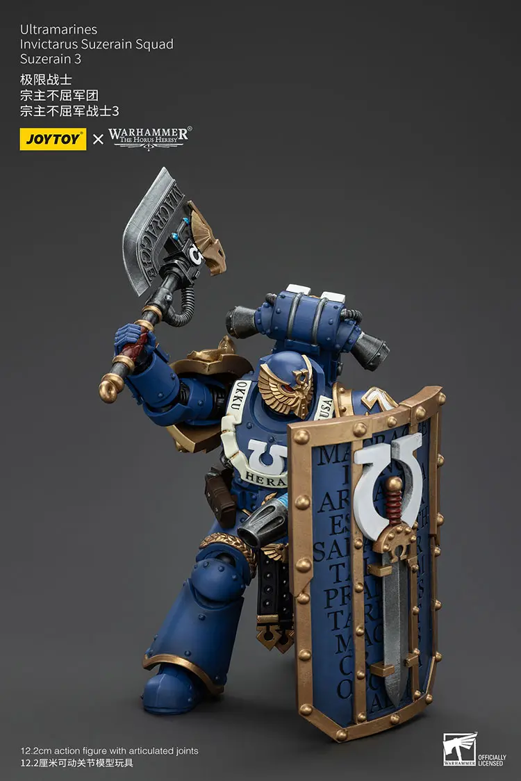 Action Figure - JOYTOY Ultramarines Invictarus Suzerain Squad (Defender of Hera Suzerain 3) 1 18 - Warhammer The Horus Heresy rectangle image 5 Action Figure - JOYTOY Ultramarines Invictarus Suzerain Squad (Defender of Hera Suzerain 3) 1 18 - Warhammer The Horus Heresy rectangle image 5