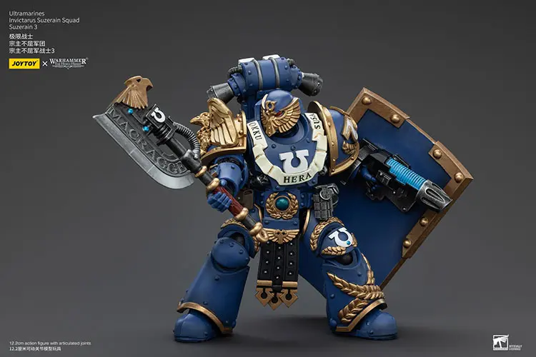 Action Figure - JOYTOY Ultramarines Invictarus Suzerain Squad (Defender of Hera Suzerain 3) 1 18 - Warhammer The Horus Heresy rectangle image 6 Action Figure - JOYTOY Ultramarines Invictarus Suzerain Squad (Defender of Hera Suzerain 3) 1 18 - Warhammer The Horus Heresy rectangle image 6