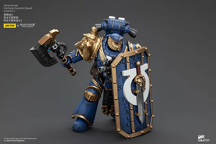 Action Figure - JOYTOY Ultramarines Invictarus Suzerain Squad (Suzerain 1) 1 18 - Warhammer The Horus Heresy rectangle image 3 Action Figure - JOYTOY Ultramarines Invictarus Suzerain Squad (Suzerain 1) 1 18 - Warhammer The Horus Heresy rectangle image 3