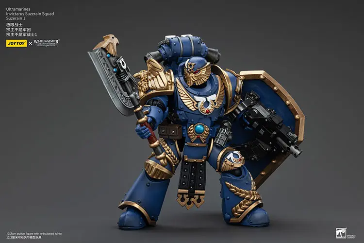 Action Figure - JOYTOY Ultramarines Invictarus Suzerain Squad (Suzerain 1) 1 18 - Warhammer The Horus Heresy rectangle image 7 Action Figure - JOYTOY Ultramarines Invictarus Suzerain Squad (Suzerain 1) 1 18 - Warhammer The Horus Heresy rectangle image 7