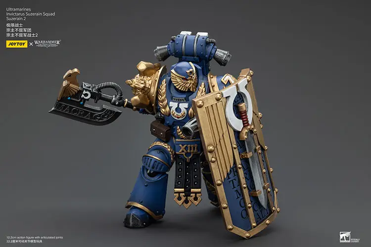 Action Figure - JOYTOY Ultramarines Invictarus Suzerain Squad (Suzerain 2) 1 18 - Warhammer The Horus Heresy rectangle image 3
